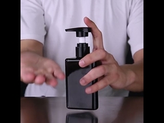 Plastic lotion pump bottle