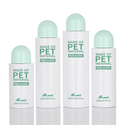 O tampão de parafuso plástico da loção do OEM engarrafa pacotes de férias cosméticos do ANIMAL DE ESTIMAÇÃO 150ml 300ml