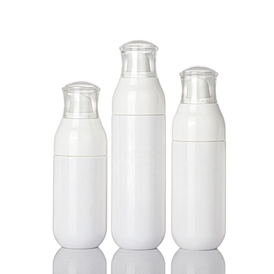 Plástico cosmético do perfume do recipiente do círculo claro vazio o mini aumentou garrafa do pulverizador da névoa do ouro