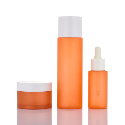 Frasco de spray de plástico de reutilização vazio personalizado de conjunto de frasco de creme para cosméticos
