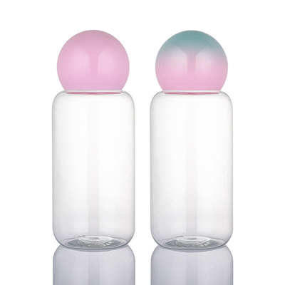 garrafa plástica da loção do champô 500ml com empacotamento superior de Skincare do tampão do parafuso