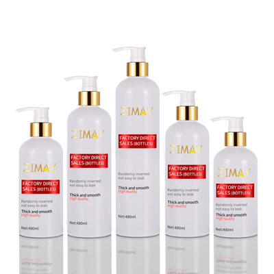 os cosméticos mal ventilados de Skincare do champô e do condicionador da bomba do corpo de 250ml 300ml 350ml 400ml 500ml lubrificam recipientes de empacotamento