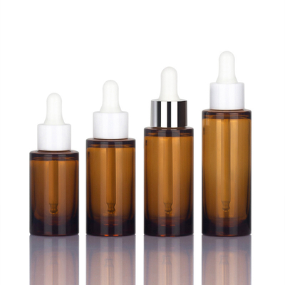 Da capacidade cosmética da garrafa 1oz do conta-gotas do óleo superfície de carimbo quente