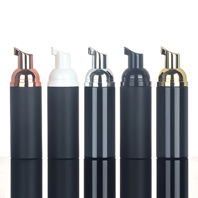 Clear Black 2 onças espuma diâmetro da altura 35.5mm das garrafas 130mm da bomba