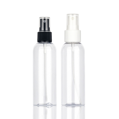 100 Ml de pulverizador cosmético pequeno engarrafam o ANIMAL DE ESTIMAÇÃO que recarregável o material transparente esvazia