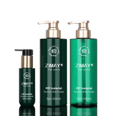 Do champô quadrado biodegradável reciclável original da bomba de 500 ml da bomba do ouro garrafa plástica