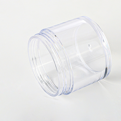 Frasco vazio feito sob encomenda do creme da parte inferior da forma redonda da parede dobro clara 15g 20g 30g 80g mini