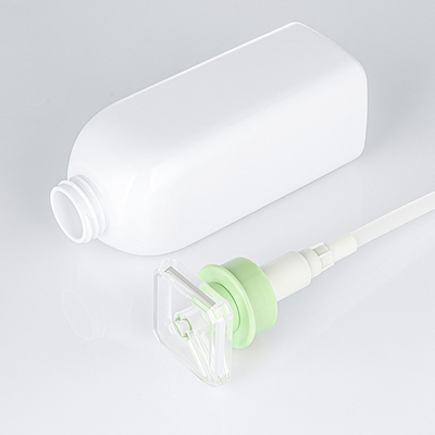 Garrafa plástica do gel do chuveiro da loção da lavagem do corpo da extensão feita sob encomenda recarregável do cabelo do verde de 300ml 500ml 700ml