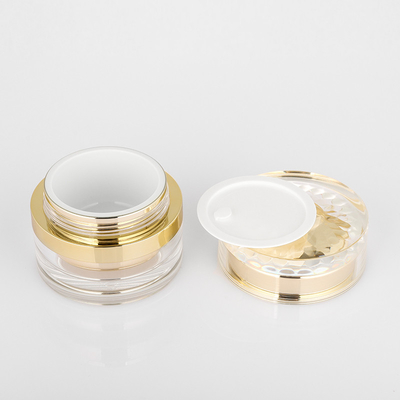 da composição acrílica plástica da beleza de 30ml 50ml 100ml 120ml grupo de creme luxuoso cosmético do skincare dos recipientes da garrafa 50g da loção