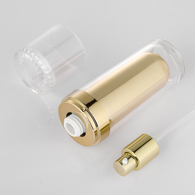 da composição acrílica plástica da beleza de 30ml 50ml 100ml 120ml grupo de creme luxuoso cosmético do skincare dos recipientes da garrafa 50g da loção