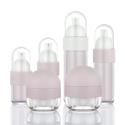 Frasco de conjuntos de frascos de plástico cosméticos por atacado para frasco de loção de creme facial para cuidados com a pele