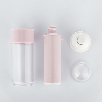 Frasco de conjuntos de frascos de plástico cosméticos por atacado para frasco de loção de creme facial para cuidados com a pele