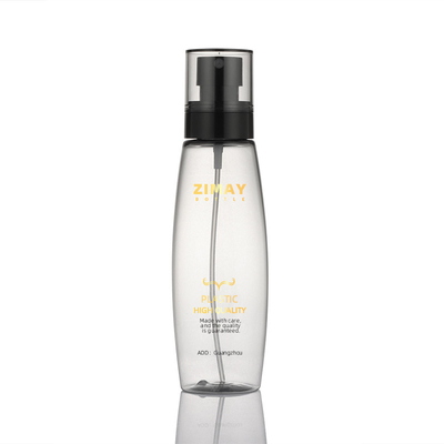 Cosméticos vazios de design extravagante escuro vazio 100ml garrafa de recipiente de loção de toner