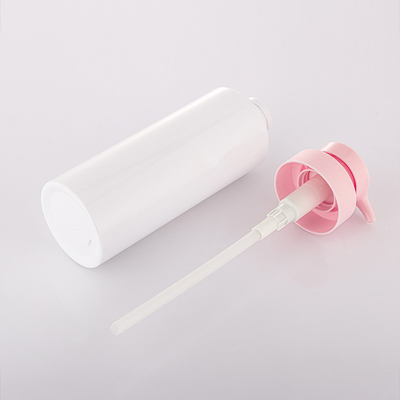 Garrafa de loção cosmética de 500 ml Plásticos PET Geleia branca fosca Marca própria personalizada