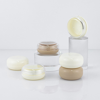 Recipiente plástico para embalagem de cosméticos 25g pote de creme protetor solar vazio