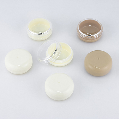 Recipiente plástico para embalagem de cosméticos 25g pote de creme protetor solar vazio