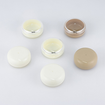 Recipiente plástico para embalagem de cosméticos 25g pote de creme protetor solar vazio