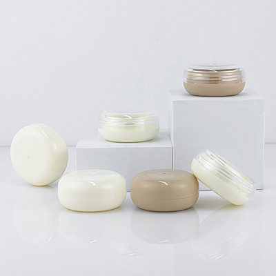 Recipiente plástico para embalagem de cosméticos 25g pote de creme protetor solar vazio