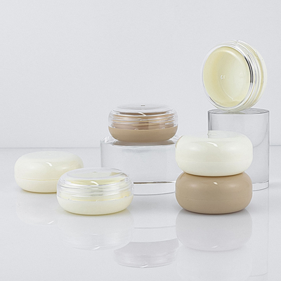 Recipiente plástico para embalagem de cosméticos 25g pote de creme protetor solar vazio