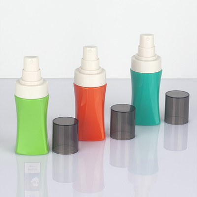 Garrafa retrátil de plástico para animais de estimação vazia de 80 ml com pulverizador de névoa fina