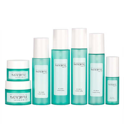 Garrafas e potes plásticos cosméticos recicláveis ​​exclusivos 190g Embalagem para cuidados com a pele