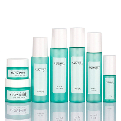 Garrafas e potes plásticos cosméticos recicláveis ​​exclusivos 190g Embalagem para cuidados com a pele
