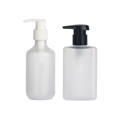 Frasco para loção cosmética de HDPE branco fosco plástico 30ml 60ml 100ml Embalagem para cuidados com a pele