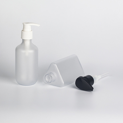 Frasco para loção cosmética de HDPE branco fosco plástico 30ml 60ml 100ml Embalagem para cuidados com a pele
