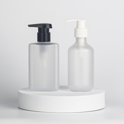 Frasco para loção cosmética de HDPE branco fosco plástico 30ml 60ml 100ml Embalagem para cuidados com a pele