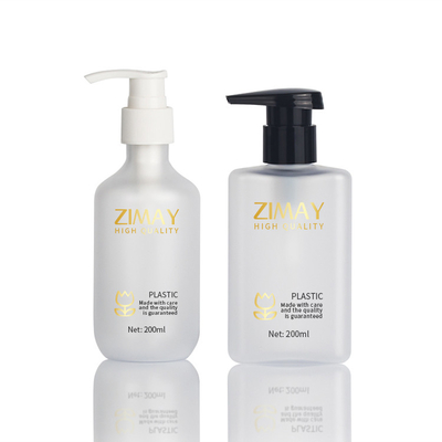 Frasco para loção cosmética de HDPE branco fosco plástico 30ml 60ml 100ml Embalagem para cuidados com a pele