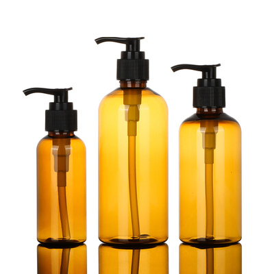 Garrafa plástica vazia do champô da garrafa 100ml 200ml do gel do chuveiro da lavagem do corpo com bomba