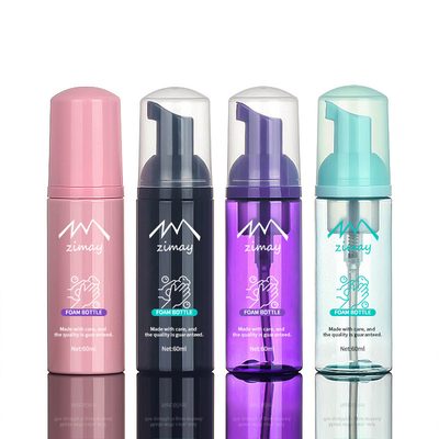 garrafa facial do distribuidor da bomba da espuma do limpador da garrafa cosmética da espuma 60ml