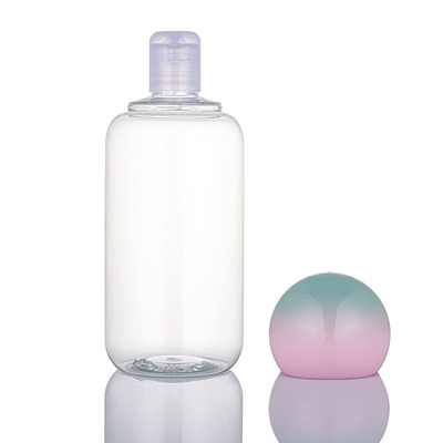 garrafa plástica da loção do champô 500ml com empacotamento superior de Skincare do tampão do parafuso