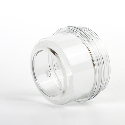 o creme facial da manteiga do corpo da tampa do ouro de 100ml 120ml 200ml esfrega o recipiente que o mini creme cosmético preto luxuoso vazio range 50 ml