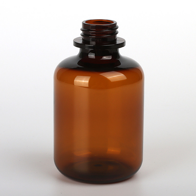 Recipientes de loção cosmética âmbar Conjunto de viagem Frascos de spray de creme de plástico