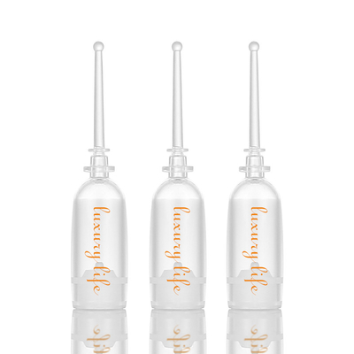 Os tubos de ensaio transparentes do soro de 2 Ml, soro cosmético mal ventilado engarrafam a impressão da tela