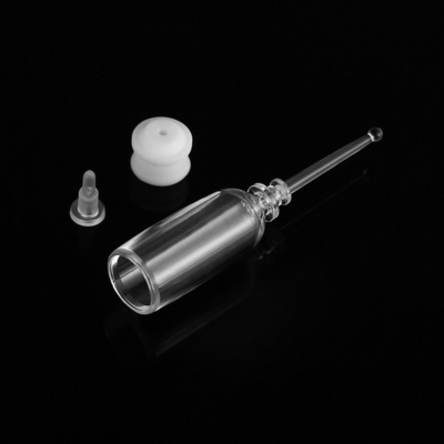 Os tubos de ensaio transparentes do soro de 2 Ml, soro cosmético mal ventilado engarrafam a impressão da tela