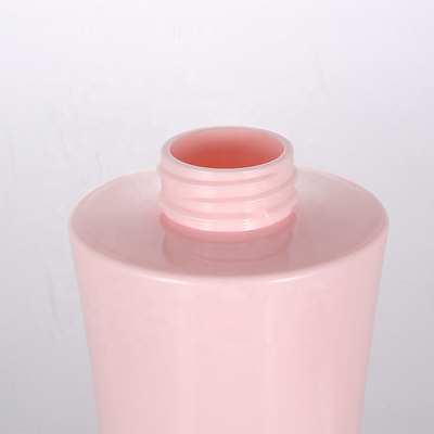 A bomba vazia do gel recarregável mal ventilado luxuoso por atacado do chuveiro do quadrado do rosa de 350ml 500ml engarrafa o recipiente da loção do corpo