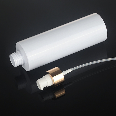 120ml por atacado 200ml 250ml 500ml em volta da garrafa plástica da parte superior do ouro da loção do pulverizador do atomizador cosmético da névoa do corpo para a limpeza