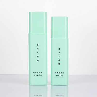 Garrafa cosmética triangular original Matte Green Frosted Surface do pulverizador 50 Ml