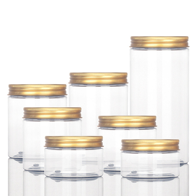 recipientes 8oz pequenos com as tampas para hermético material do ANIMAL DE ESTIMAÇÃO dos cosméticos