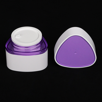 O empacotamento cosmético de carimbo quente ajusta Violet Serum triangular