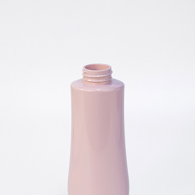 Garrafa cor-de-rosa de empacotamento cosmética do champô do aperto 500ml do animal de estimação do limpador líquido vazio da bomba do ouro