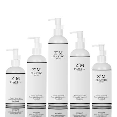 os cosméticos mal ventilados de Skincare do champô e do condicionador da bomba do corpo de 250ml 300ml 350ml 400ml 500ml lubrificam recipientes de empacotamento