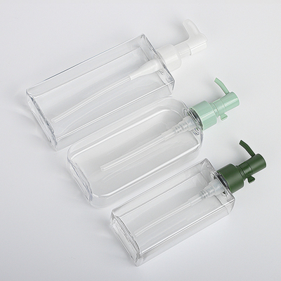 garrafa plástica da loção vazia transparente do skincare do soro do sabão do tonalizador do líquido de limpeza do óleo 250ml essencial