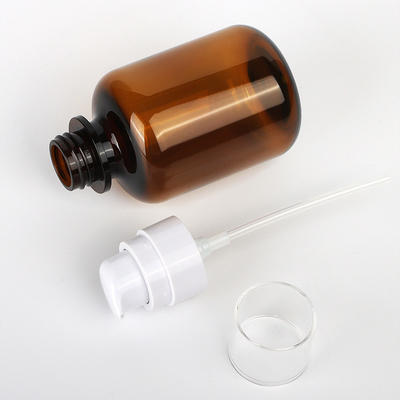 Recipientes cosméticos plásticos pequenos do OEM, frasco de creme cosmético plástico imprimindo de seda