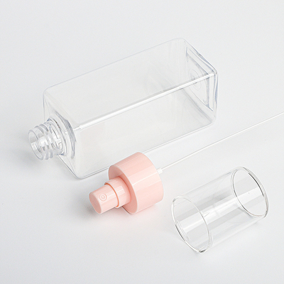 O pulverizador 100ml plástico do ANIMAL DE ESTIMAÇÃO engarrafa a impressão fina da tela da névoa com boca de 24mm