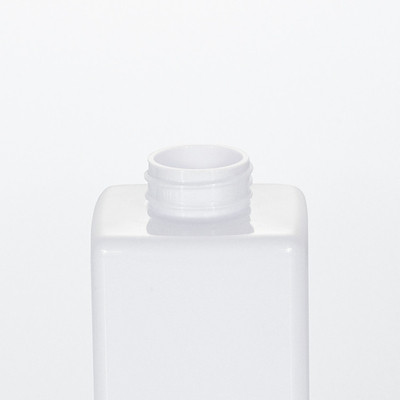 Garrafa plástica de empacotamento vazia do champô do cosmético luxuoso mal ventilado biodegradável do quadrado de 300ml 400ml 500ml