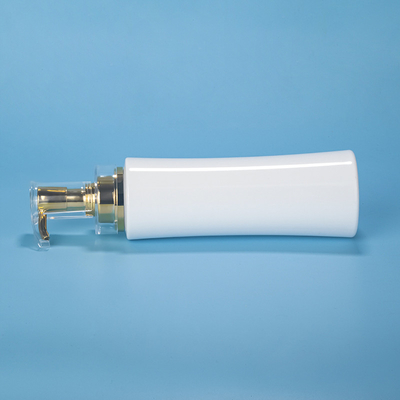 do champô plástico do salão de beleza da forma de círculo do OEM de 350ml 400ml 500ml bomba mal ventilada do corpo que empacota garrafas plásticas