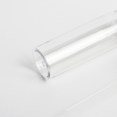 garrafa plástica clara vazia do pulverizador 100ml, garrafa cilíndrica do pulverizador para cosméticos